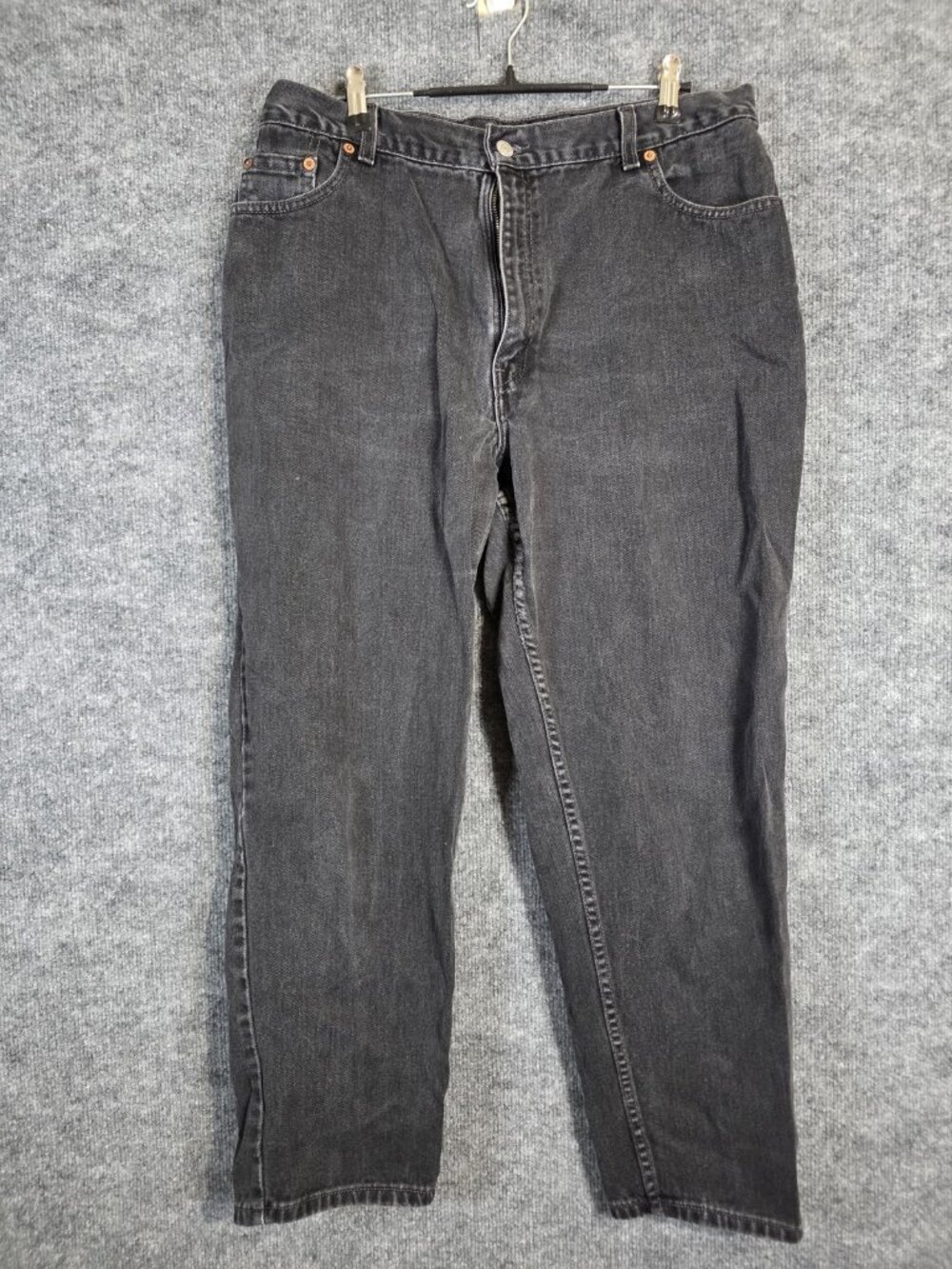 Vintage Levis 550 Jeans Women 18 Charcoal Relaxed Tapered Leg High Waist USA 90s